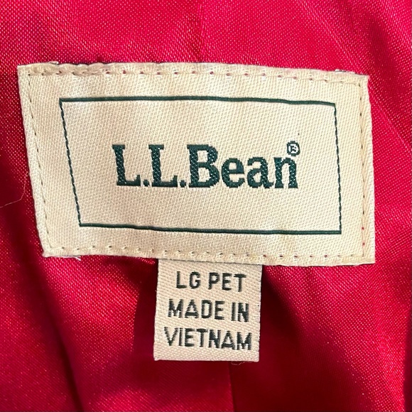 LL Bean Red Blazer - Petite Large - Picture 5 of 7